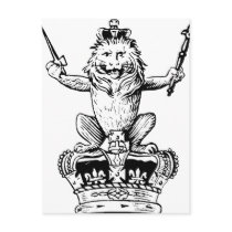 Lion king - King of Beasts postcards by Funkart Lion king - King of Beasts postcards
