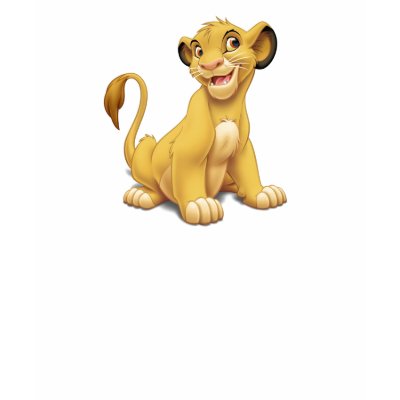 Lion King Simba cub playful Disney t-shirts