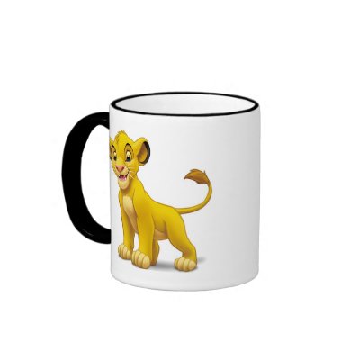 Lion King Simba cub standing Disney mugs