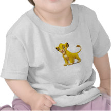 Lion King Simba cub standing Disney T-shirts