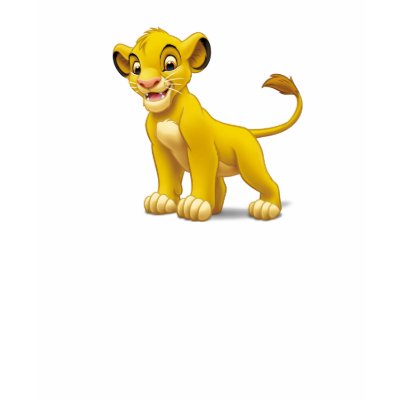 Lion King Simba cub standing Disney t-shirts