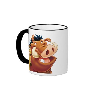Lion King Timon and Pumba smiling Disney mugs