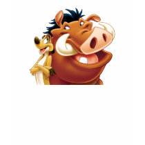 Lion King Timon and Pumba smiling Disney t-shirts