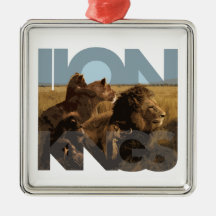 Lion Kings Christmas Ornament