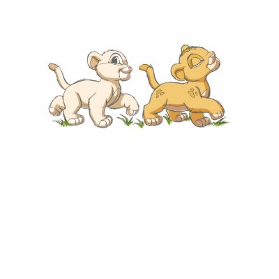 Lion King's Simba and Nala  Disney t-shirts