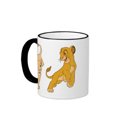 Lion King's Simba and Nala Playing Disney mugs