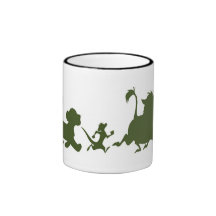 Lion King's Simba, Timon, and Pumba Silhouettes Coffee Mugs