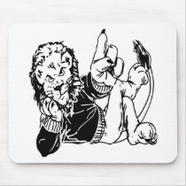 Lion Lions Leo mousepads by WhiteTiger_LLC Lion Lions Leo mousepads