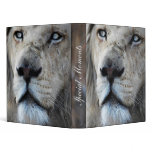 Lion listens to my heartbeat binders