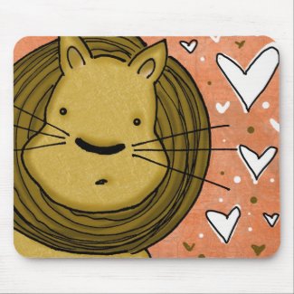 Lion Love mousepad