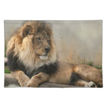 Lion Lovers King of the Jungle Placemat