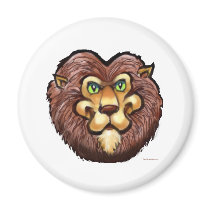 Lion magnets by FunGraphix Lion magnets