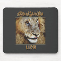 Lion male - wildlife safari gift mousepads by Rowood Lion male - wildlife safari gift mousepads