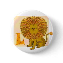 Lion Monogram L buttons