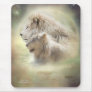 Lion Moon Art Mousepad