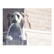 lion & obelisk post card