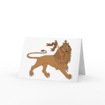 Lion of Judah Greeting Card by FlagTshirts Lion of Judah Greeting Card