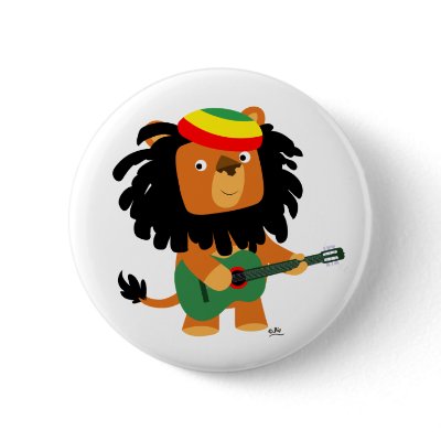 Lion of Zion button badge