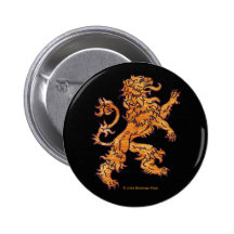Lion on black pin