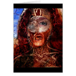 lion on fire greeting cards
