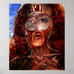 lion on fire posters