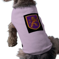 Lion on Purple dog shirt pet clothing