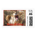 Lion, open mouth, Kenya, Happy Birthday! postage by krisfiddle Lion, open mouth, Kenya, Happy Birthday! postage