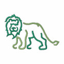 Lion Outline embroidered shirts by ZazzleEmbroidery Lion Outline embroidered shirts