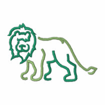 Lion Outline embroidered shirts by ZazzleEmbroidery Lion Outline embroidered shirts