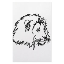 Lion Outline stationery by marylouroche Lion Outline stationery