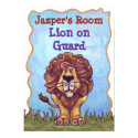 Lion Personalized Room Poster print