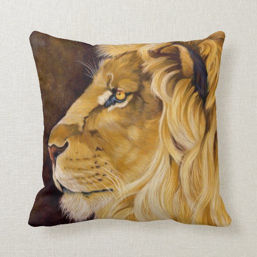 lion pillow