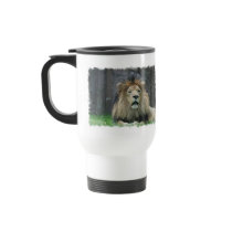 Lion Plastic Travel Mug