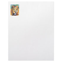 Lion Portrait ACEO Letterhead