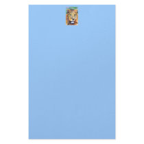 Lion Portrait ACEO Notepaper Personalized Stationery