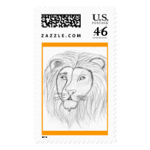 Lion postage