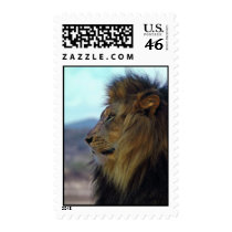 Lion Postage Stamp by thehatch Lion Postage Stamp