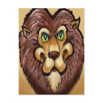 Lion postcards by FunGraphix Lion postcards