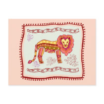 Lion Quilt Post Cards