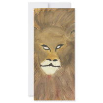 Lion rack cards