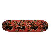 lion red skateboard skateboards