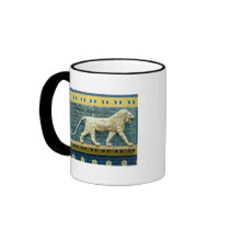 Lion representing Ishtar Coffee Mugs