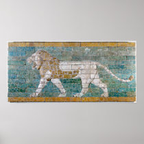 Lion representing Ishtar Posters