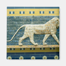 Lion representing Ishtar Refrigerator Magnet