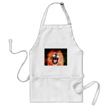 Lion Roaring Aprons