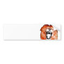 Lion Roaring Bumper Sticker