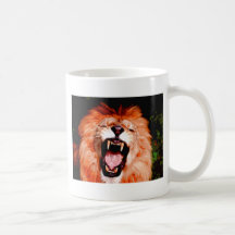 Lion Roaring Coffee Mugs