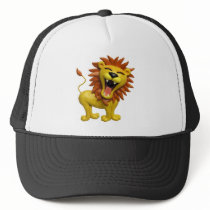 Lion Roaring Mesh Hats
