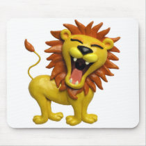 Lion Roaring Mouse Pad
