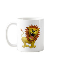 Lion Roaring Coffee Mug